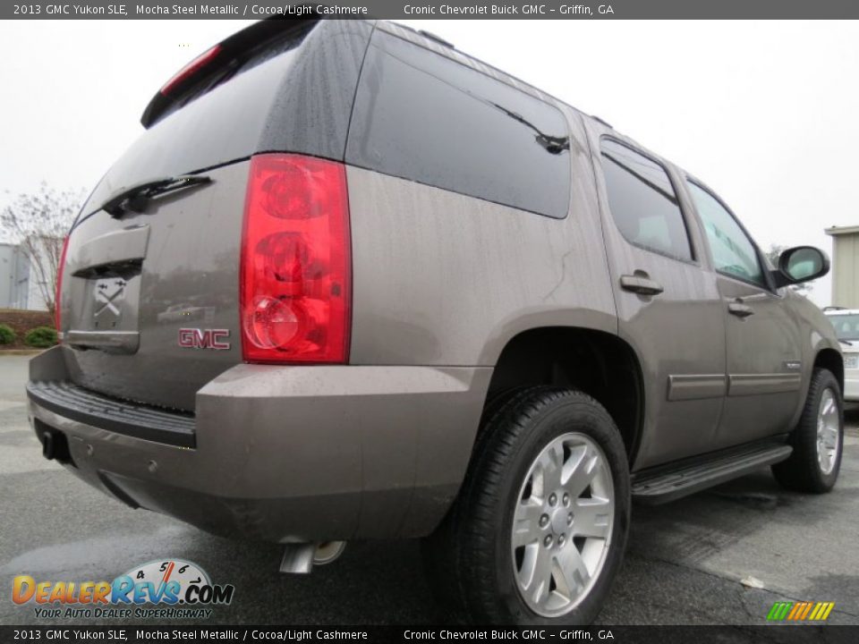 2013 GMC Yukon SLE Mocha Steel Metallic / Cocoa/Light Cashmere Photo #7