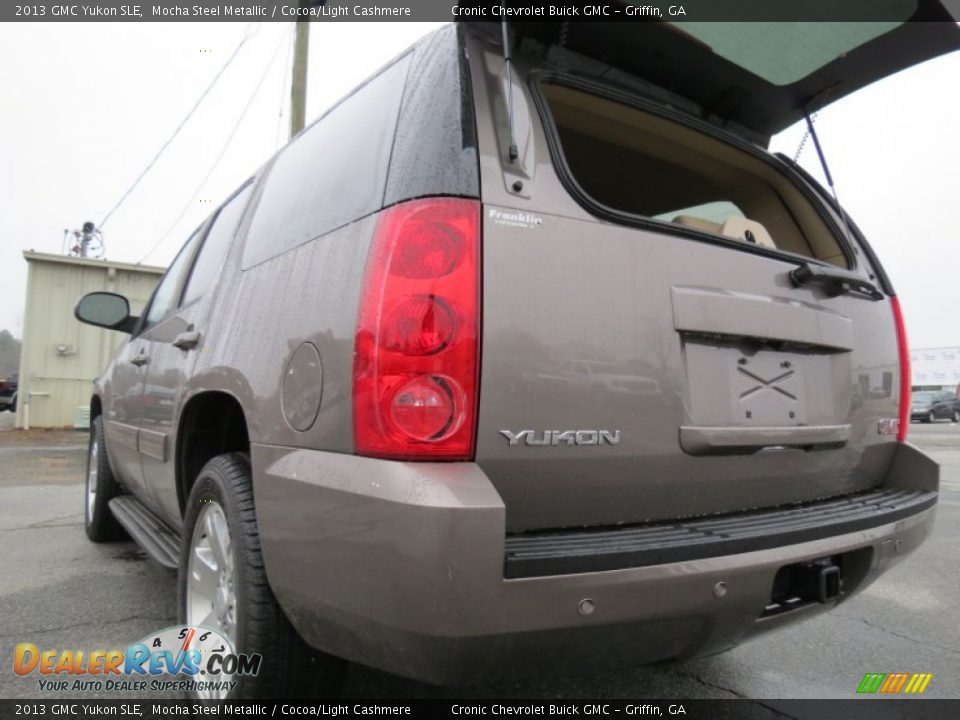 2013 GMC Yukon SLE Mocha Steel Metallic / Cocoa/Light Cashmere Photo #12