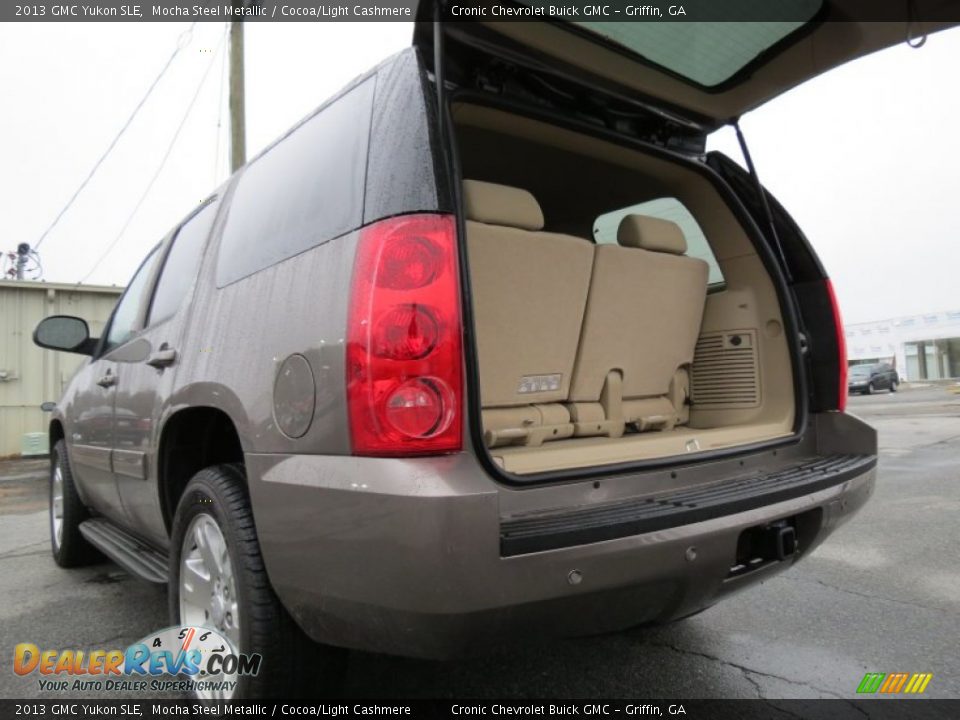2013 GMC Yukon SLE Mocha Steel Metallic / Cocoa/Light Cashmere Photo #13