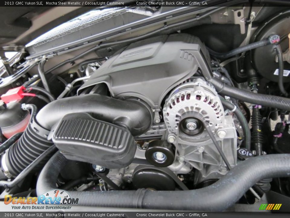 2013 GMC Yukon SLE Mocha Steel Metallic / Cocoa/Light Cashmere Photo #14
