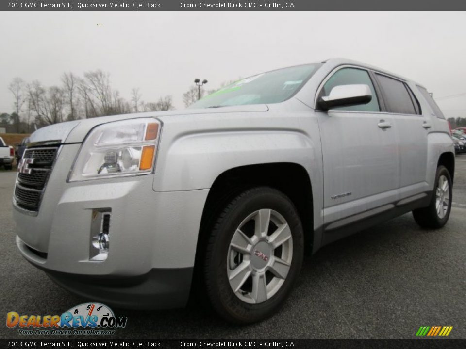 2013 GMC Terrain SLE Quicksilver Metallic / Jet Black Photo #3
