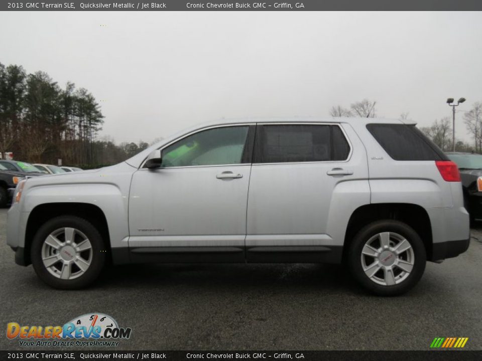 2013 GMC Terrain SLE Quicksilver Metallic / Jet Black Photo #4