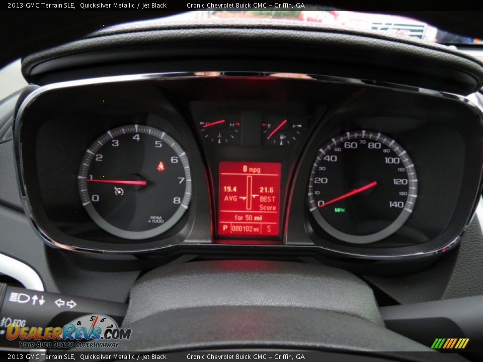 2013 GMC Terrain SLE Quicksilver Metallic / Jet Black Photo #14