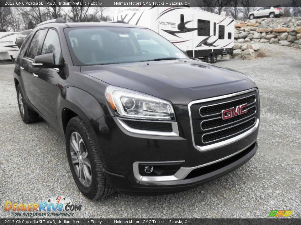 2013 GMC Acadia SLT AWD Iridium Metallic / Ebony Photo #2