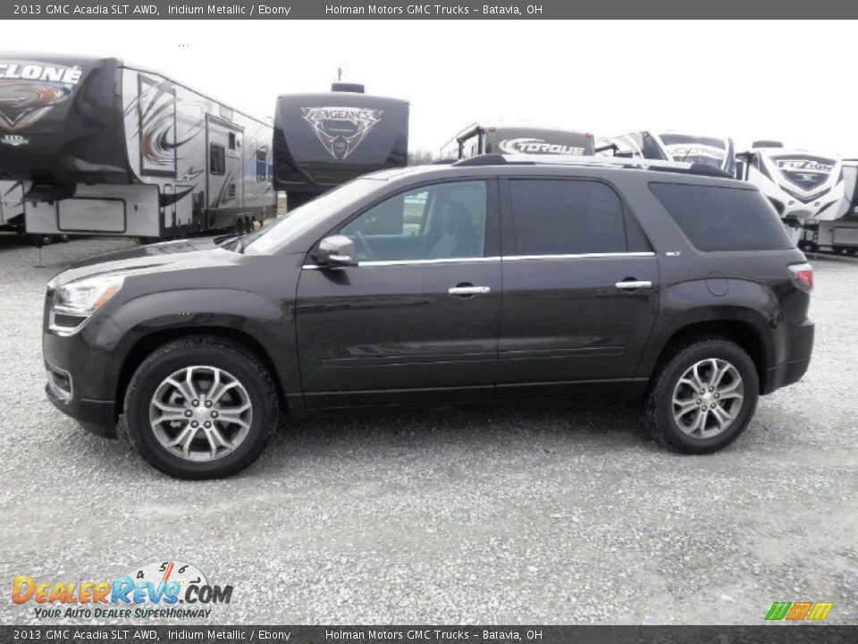 2013 GMC Acadia SLT AWD Iridium Metallic / Ebony Photo #4