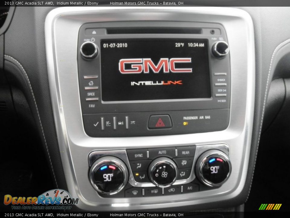 2013 GMC Acadia SLT AWD Iridium Metallic / Ebony Photo #6