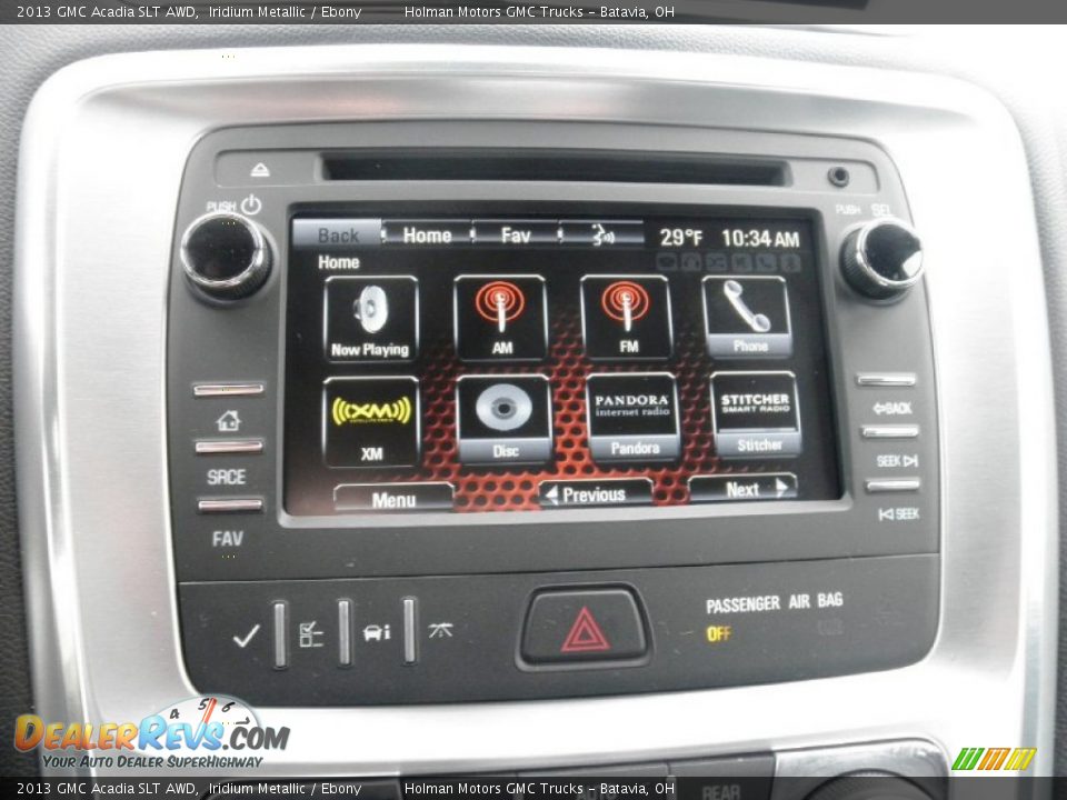 2013 GMC Acadia SLT AWD Iridium Metallic / Ebony Photo #7