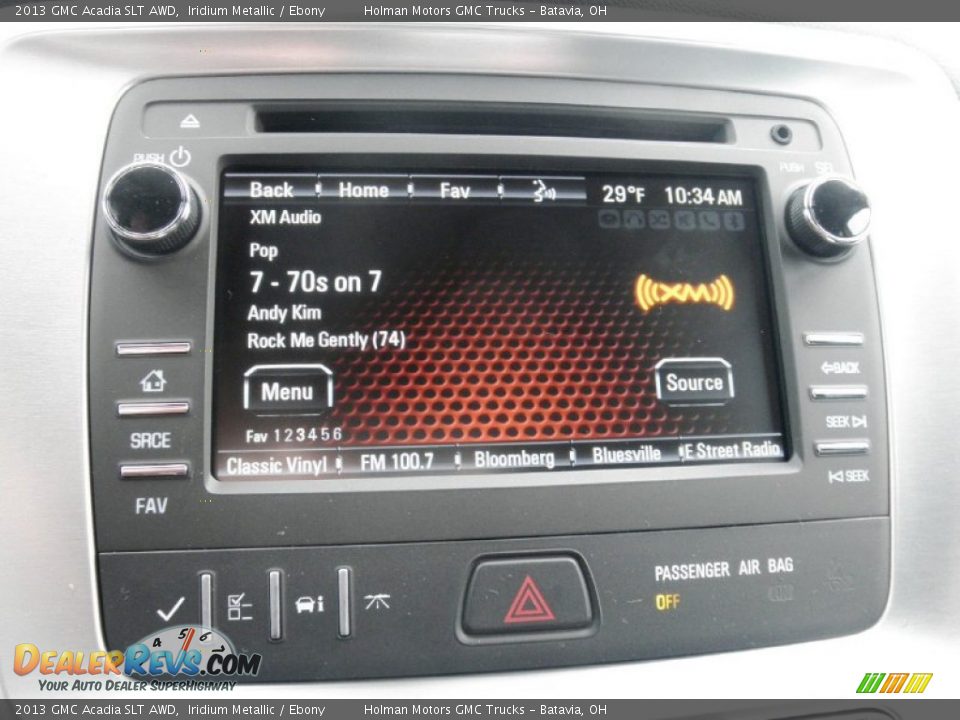 2013 GMC Acadia SLT AWD Iridium Metallic / Ebony Photo #8