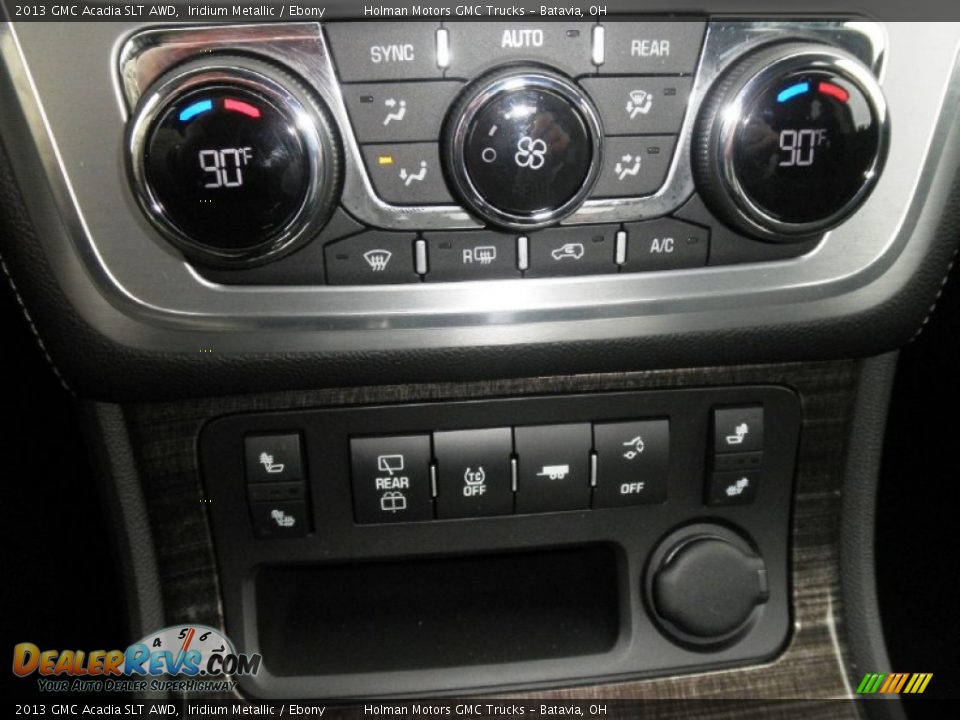 2013 GMC Acadia SLT AWD Iridium Metallic / Ebony Photo #10