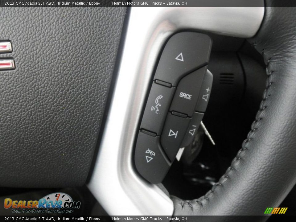 2013 GMC Acadia SLT AWD Iridium Metallic / Ebony Photo #13
