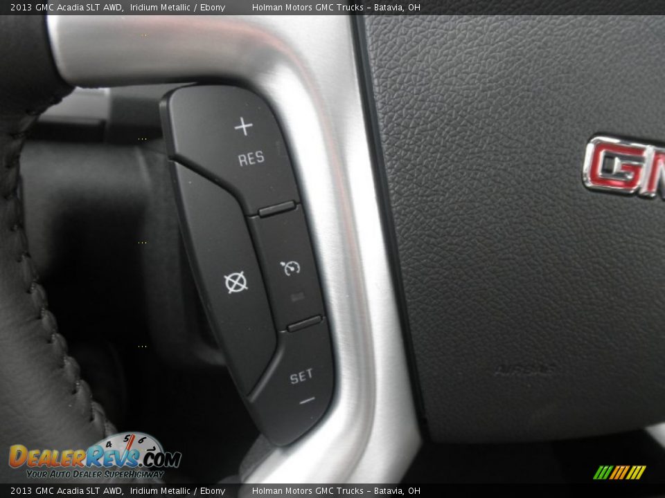 2013 GMC Acadia SLT AWD Iridium Metallic / Ebony Photo #14