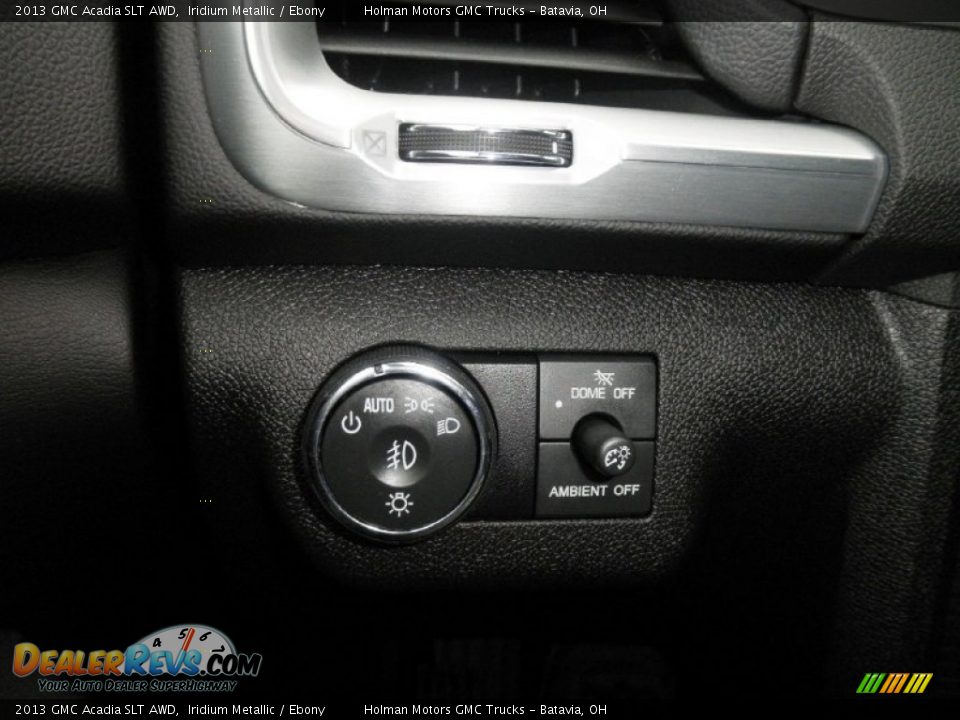 2013 GMC Acadia SLT AWD Iridium Metallic / Ebony Photo #17