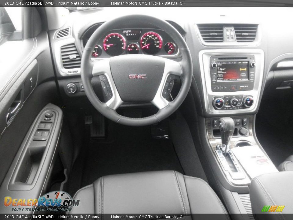 2013 GMC Acadia SLT AWD Iridium Metallic / Ebony Photo #20