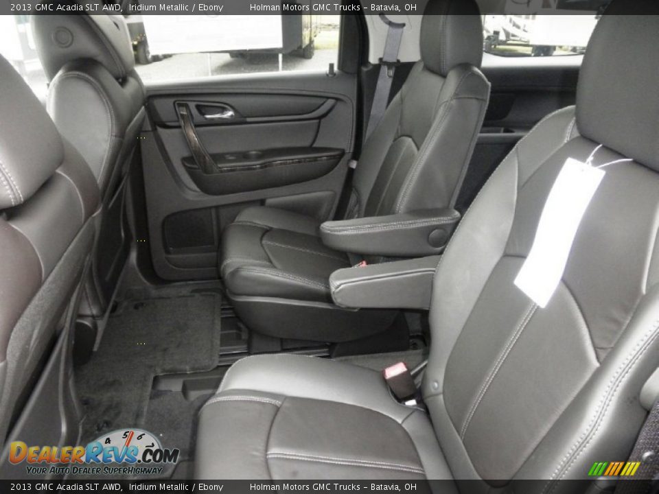 2013 GMC Acadia SLT AWD Iridium Metallic / Ebony Photo #22
