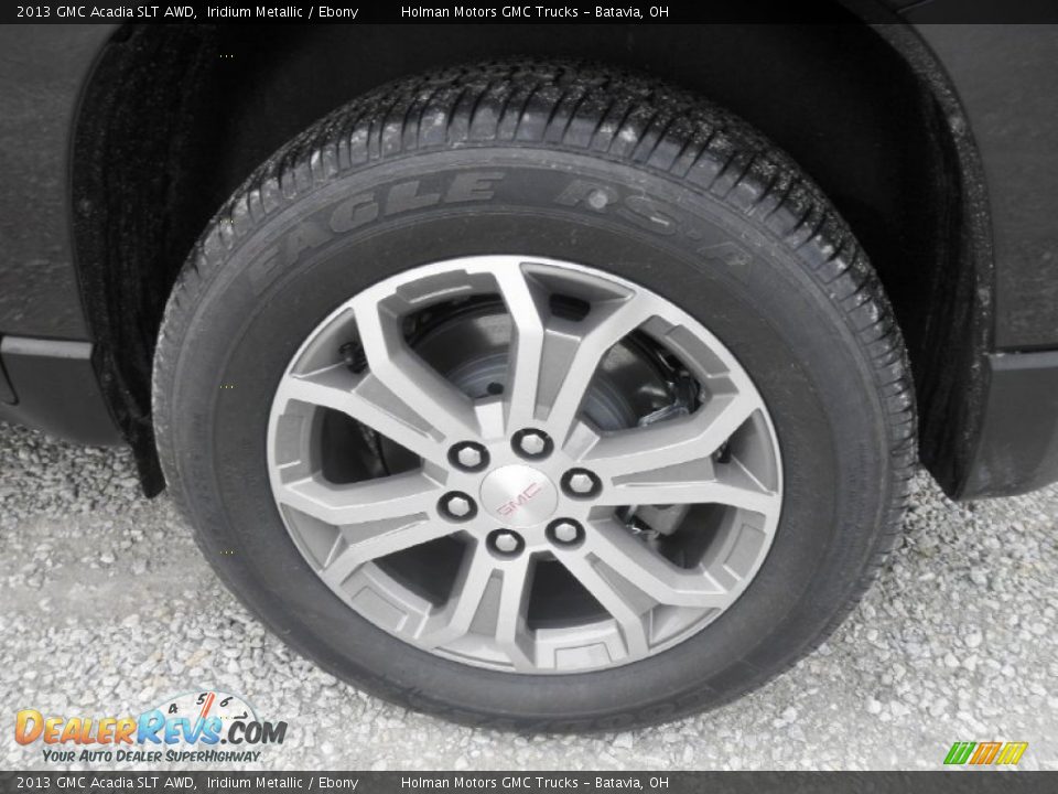 2013 GMC Acadia SLT AWD Iridium Metallic / Ebony Photo #23