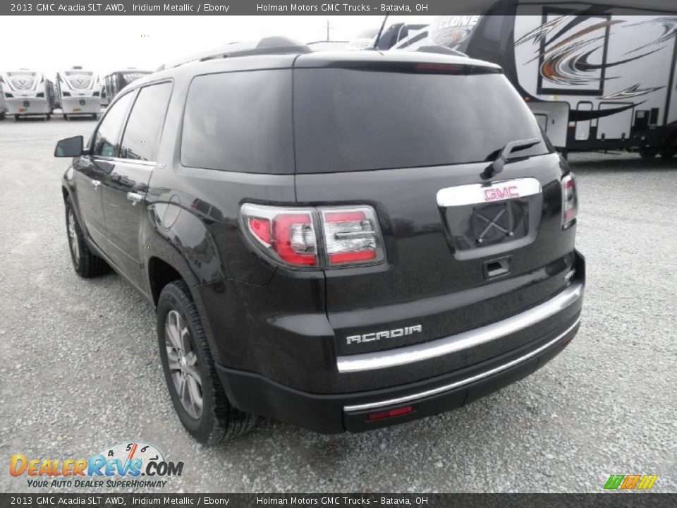 2013 GMC Acadia SLT AWD Iridium Metallic / Ebony Photo #24
