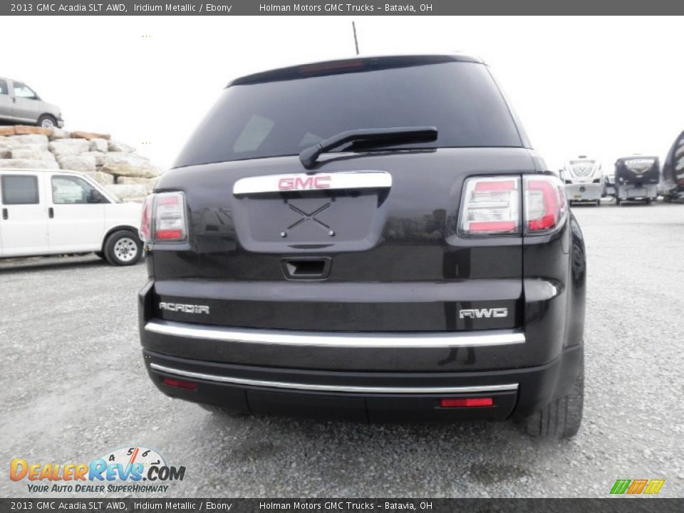 2013 GMC Acadia SLT AWD Iridium Metallic / Ebony Photo #27