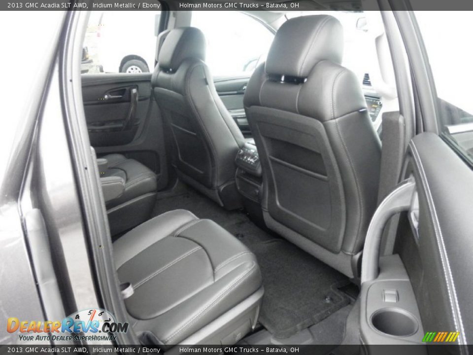 2013 GMC Acadia SLT AWD Iridium Metallic / Ebony Photo #29