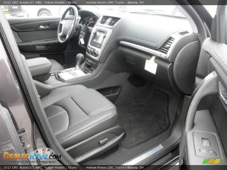 2013 GMC Acadia SLT AWD Iridium Metallic / Ebony Photo #30