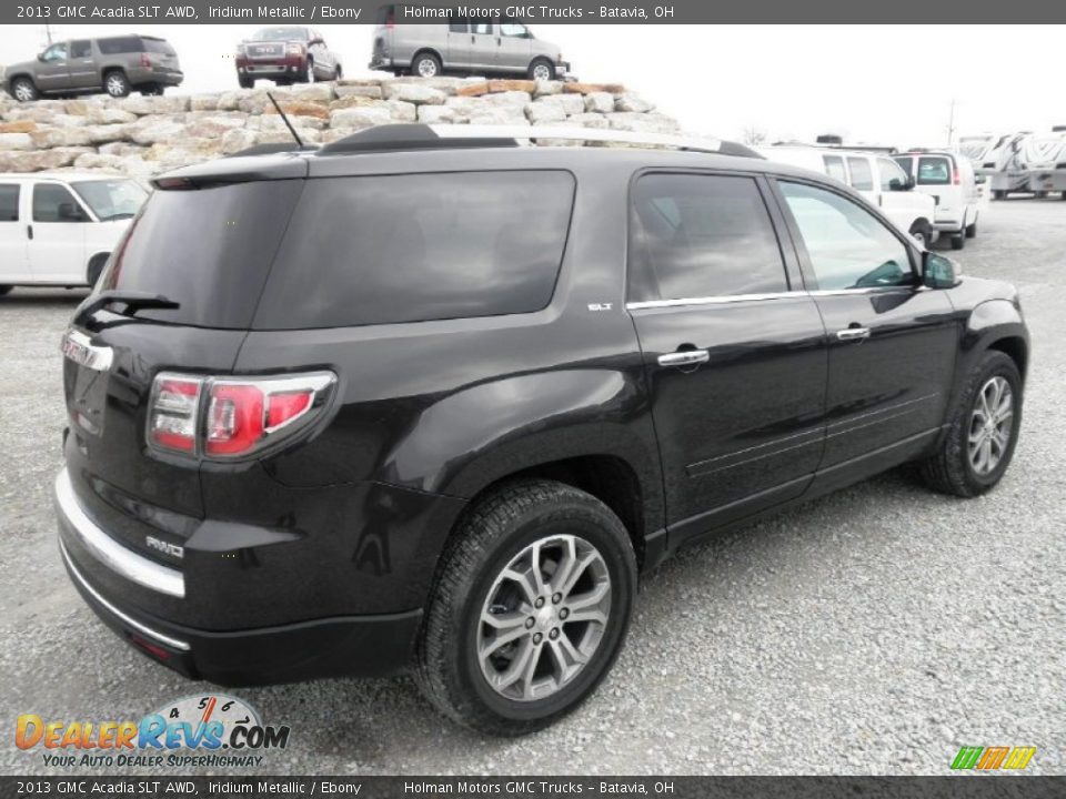 2013 GMC Acadia SLT AWD Iridium Metallic / Ebony Photo #32