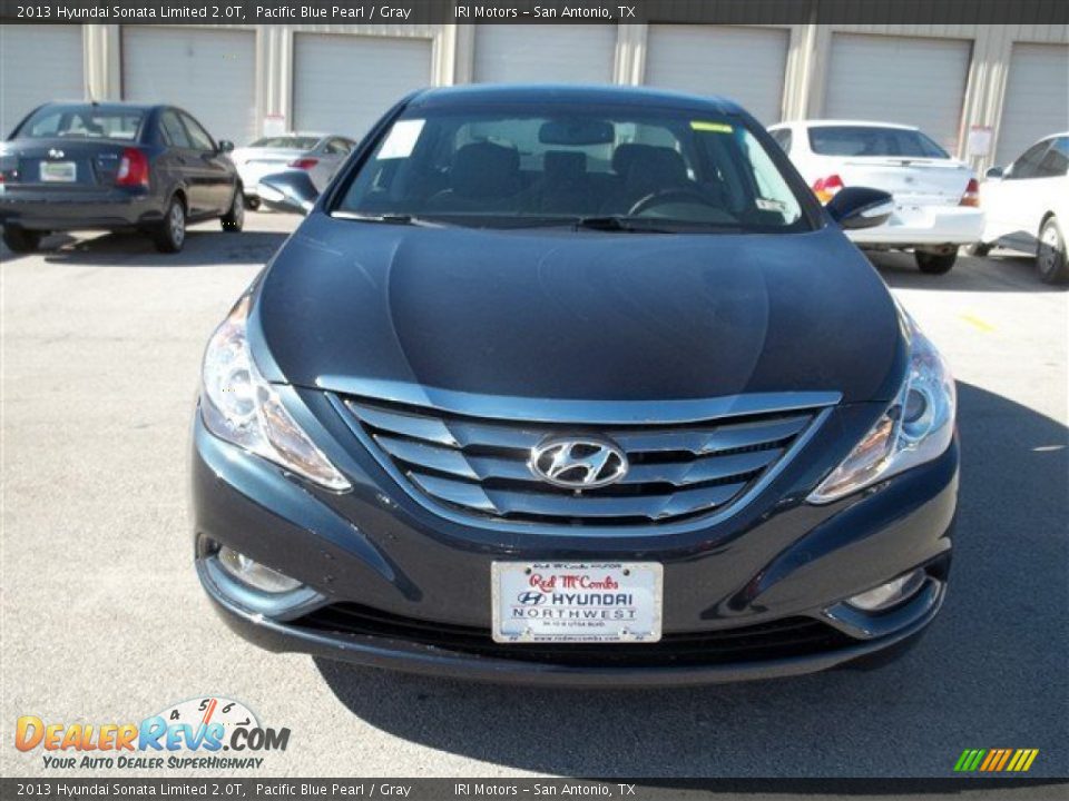 2013 Hyundai Sonata Limited 2.0T Pacific Blue Pearl / Gray Photo #1