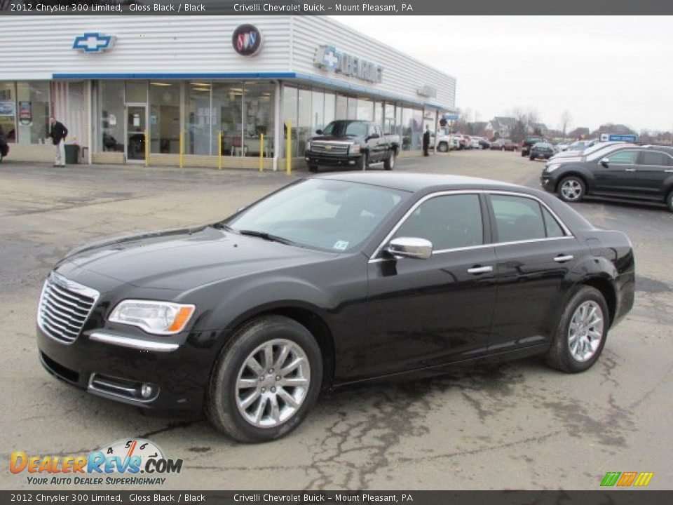 2012 Chrysler 300 Limited Gloss Black / Black Photo #1