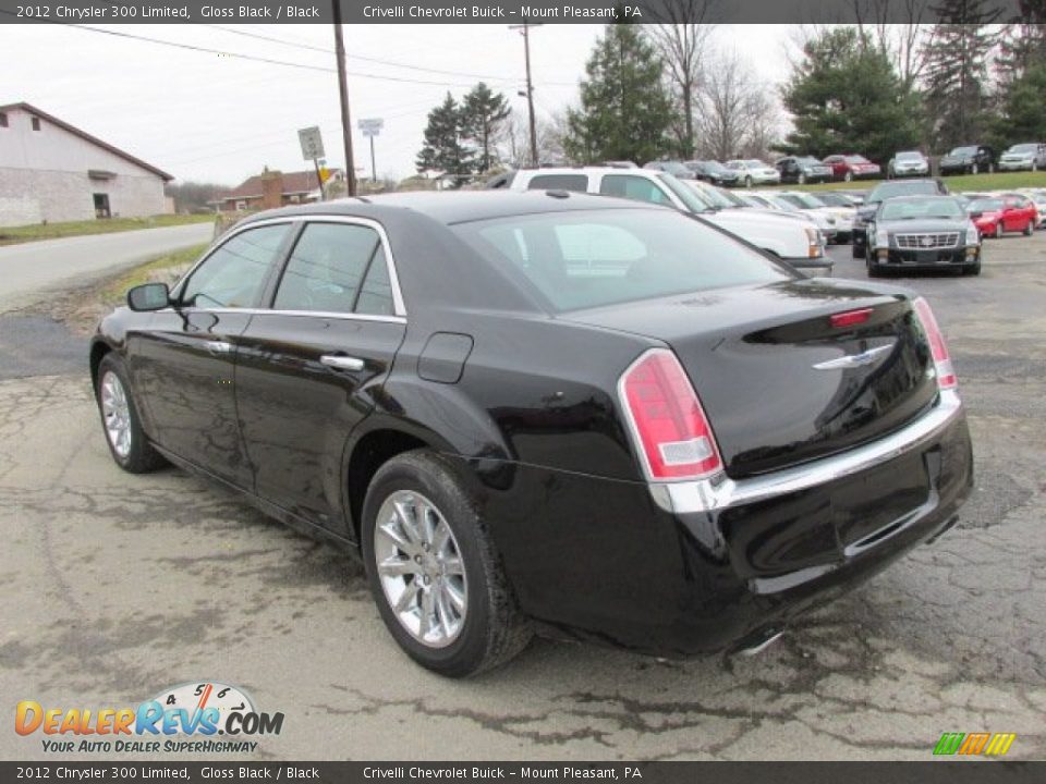 2012 Chrysler 300 Limited Gloss Black / Black Photo #3