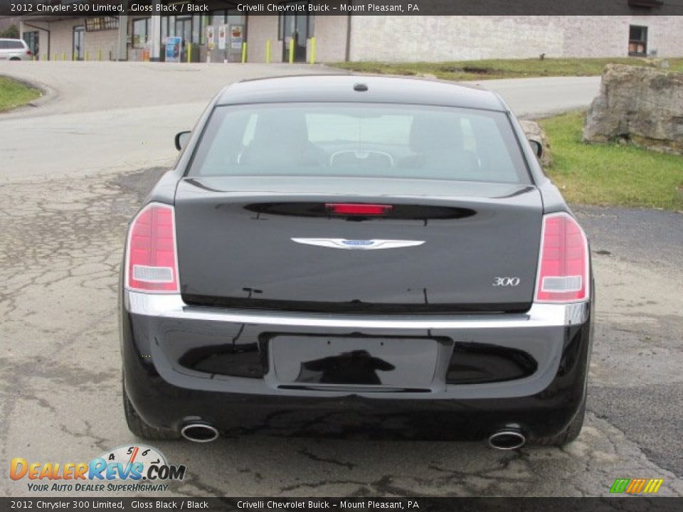 2012 Chrysler 300 Limited Gloss Black / Black Photo #4