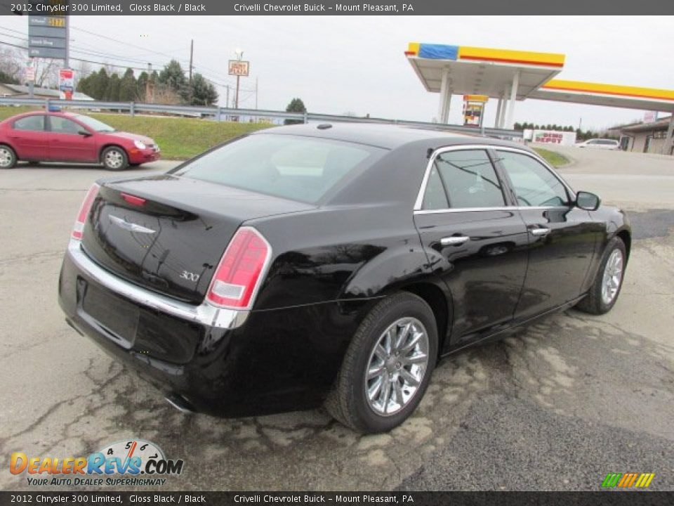 2012 Chrysler 300 Limited Gloss Black / Black Photo #5