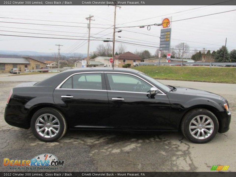 2012 Chrysler 300 Limited Gloss Black / Black Photo #6