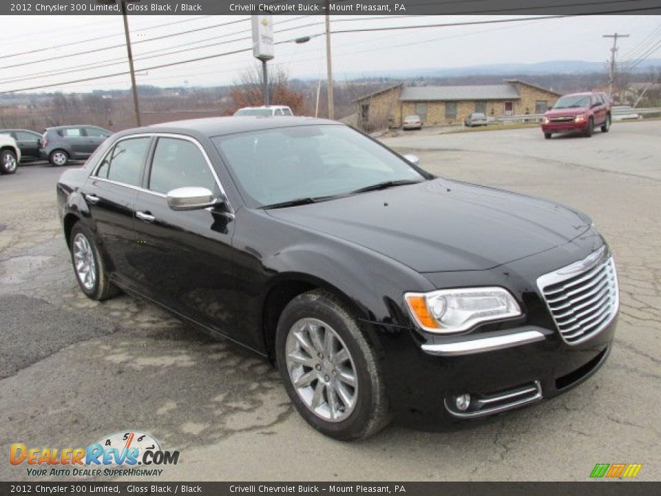 2012 Chrysler 300 Limited Gloss Black / Black Photo #7