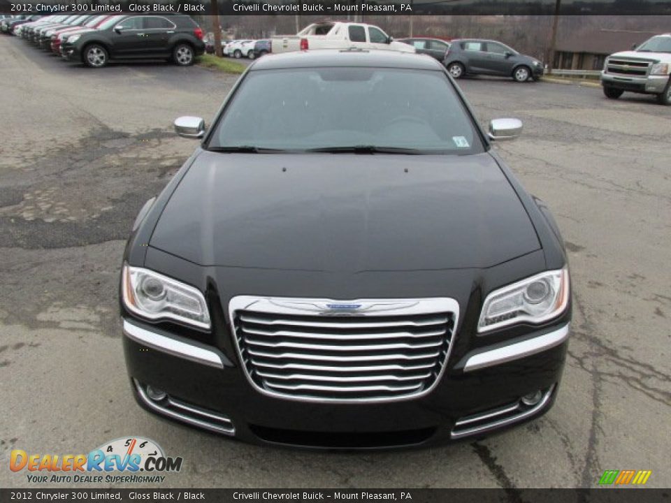 2012 Chrysler 300 Limited Gloss Black / Black Photo #8