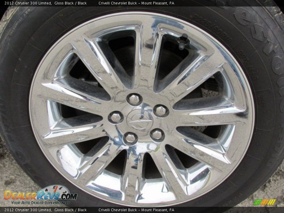 2012 Chrysler 300 Limited Gloss Black / Black Photo #10