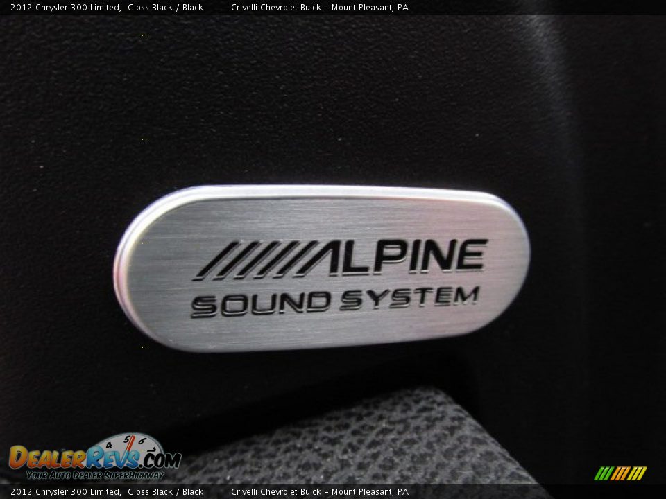 2012 Chrysler 300 Limited Gloss Black / Black Photo #14