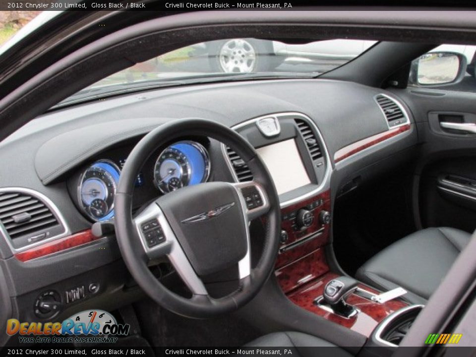 2012 Chrysler 300 Limited Gloss Black / Black Photo #16