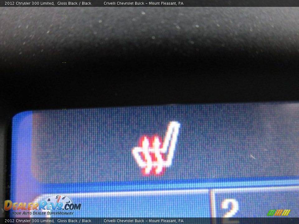 2012 Chrysler 300 Limited Gloss Black / Black Photo #19