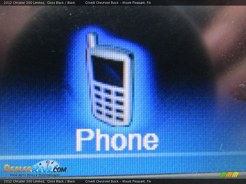 2012 Chrysler 300 Limited Gloss Black / Black Photo #21