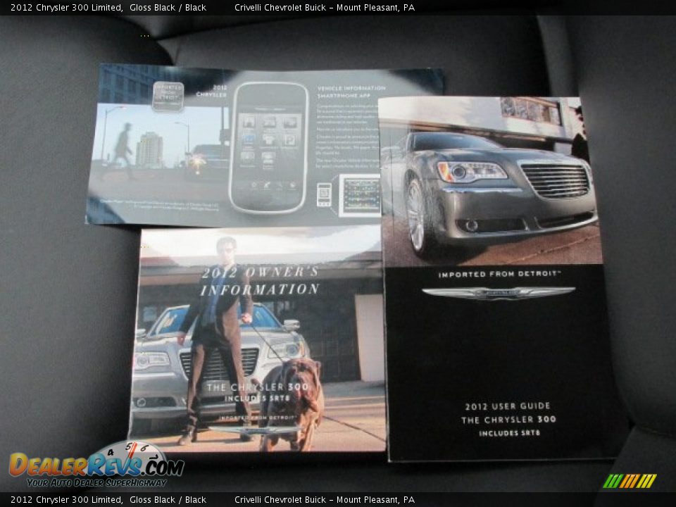2012 Chrysler 300 Limited Gloss Black / Black Photo #30