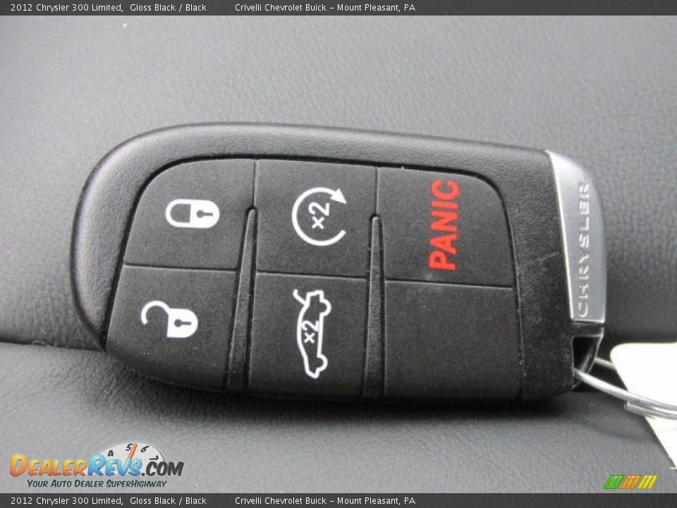 2012 Chrysler 300 Limited Gloss Black / Black Photo #31