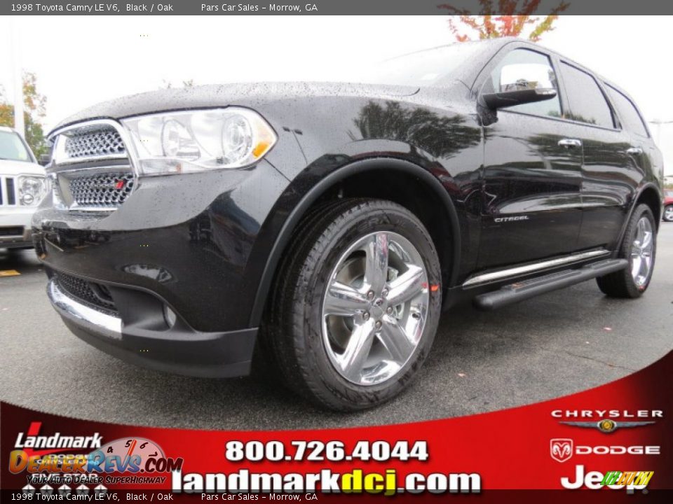 1998 Toyota Camry LE V6 Black / Oak Photo #1