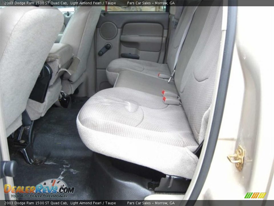 Rear Seat of 2003 Dodge Ram 1500 ST Quad Cab Photo #5