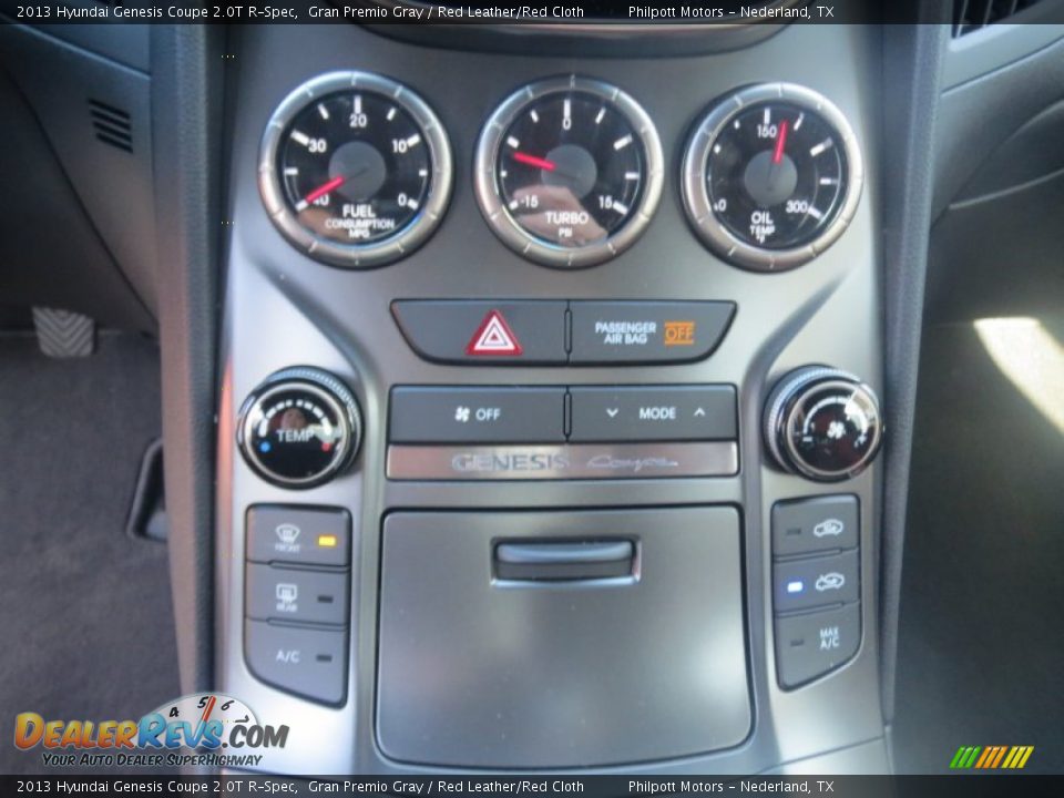 Controls of 2013 Hyundai Genesis Coupe 2.0T R-Spec Photo #28