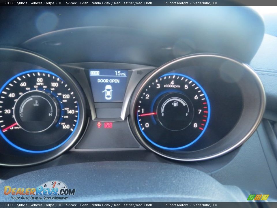 2013 Hyundai Genesis Coupe 2.0T R-Spec Gauges Photo #32