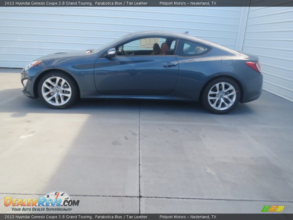 Parabolica Blue 2013 Hyundai Genesis Coupe 3.8 Grand Touring Photo #6
