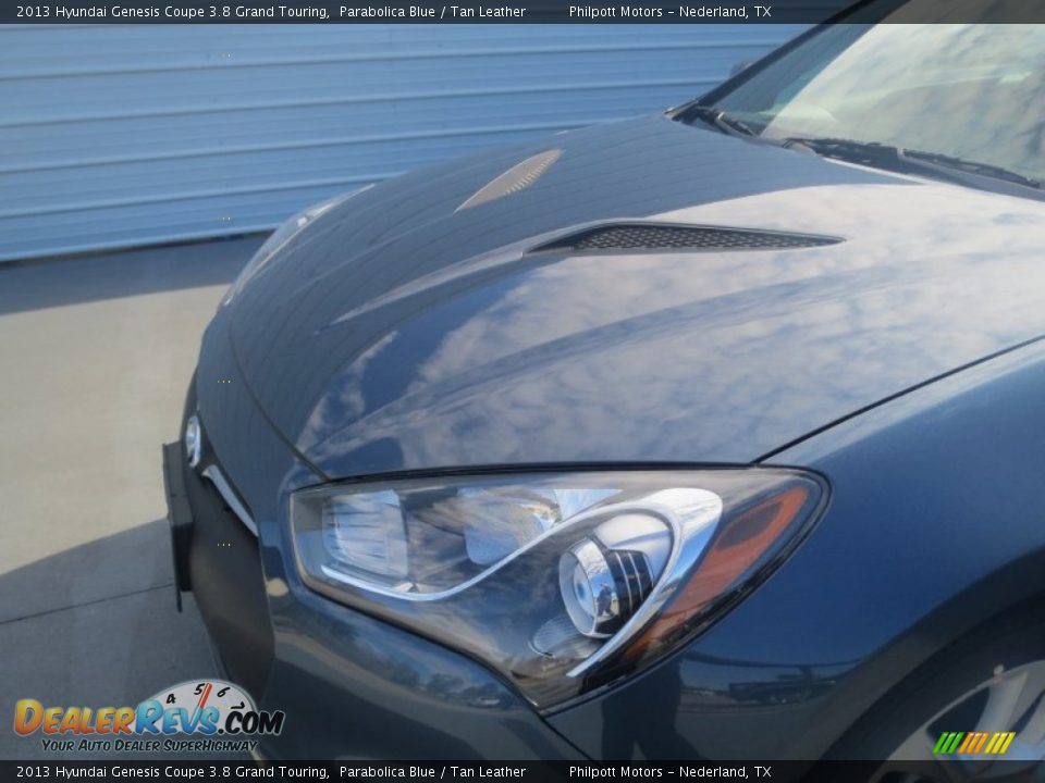 2013 Hyundai Genesis Coupe 3.8 Grand Touring Parabolica Blue / Tan Leather Photo #10