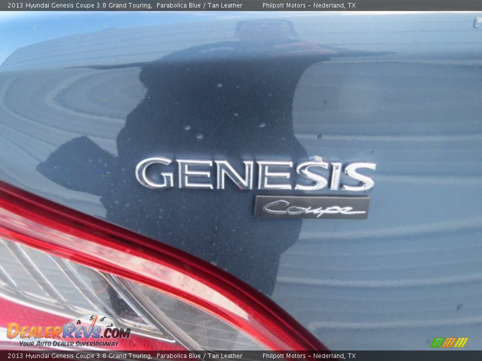 2013 Hyundai Genesis Coupe 3.8 Grand Touring Parabolica Blue / Tan Leather Photo #14