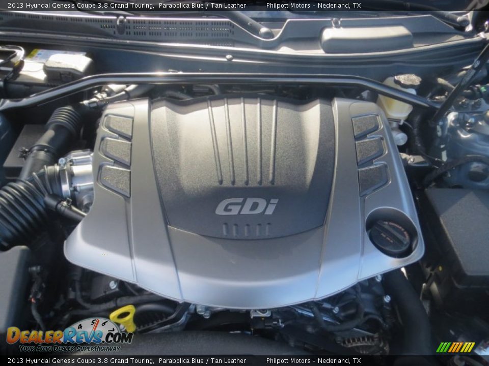 2013 Hyundai Genesis Coupe 3.8 Grand Touring 3.8 Liter DOHC 16-Valve Dual-CVVT V6 Engine Photo #17