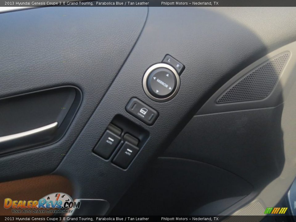 2013 Hyundai Genesis Coupe 3.8 Grand Touring Parabolica Blue / Tan Leather Photo #20