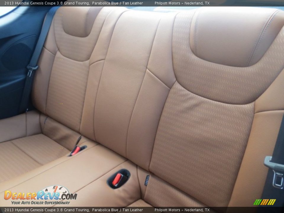 Rear Seat of 2013 Hyundai Genesis Coupe 3.8 Grand Touring Photo #22
