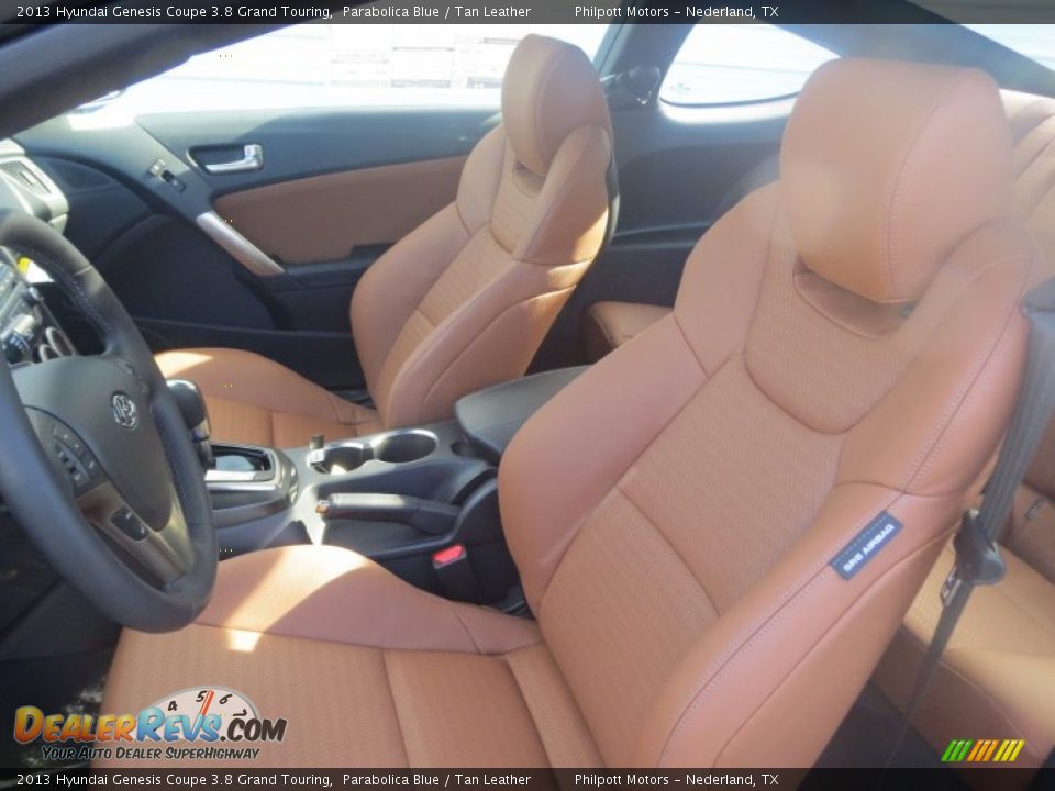 Front Seat of 2013 Hyundai Genesis Coupe 3.8 Grand Touring Photo #23